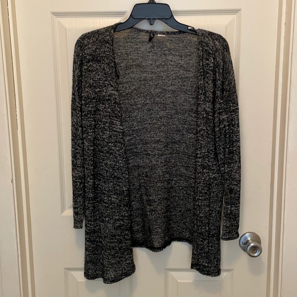 Light Cardigan, XS Black/Gray